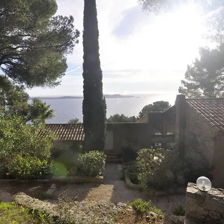 ホテル Mont Des Oiseaux-piscine Vue 180° Sur イエール